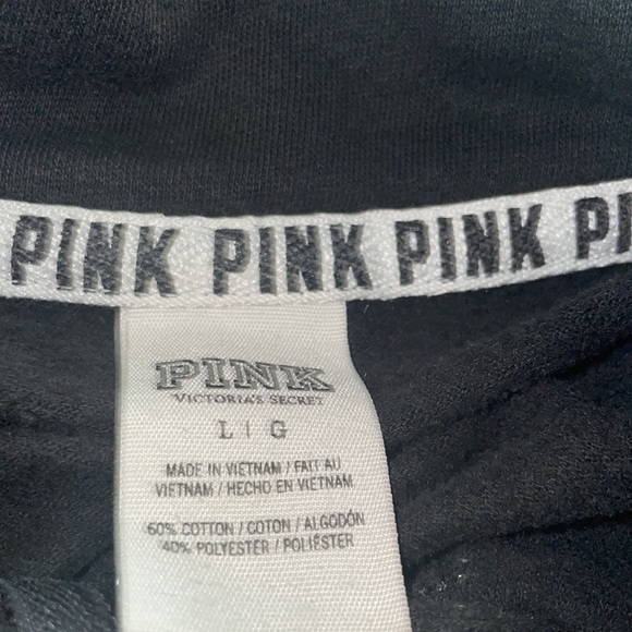 Victoria’s Secret Pink Sequins Quarter Zip - Picture 2 of 3